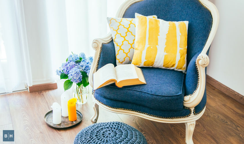 Pops of color in your decor example